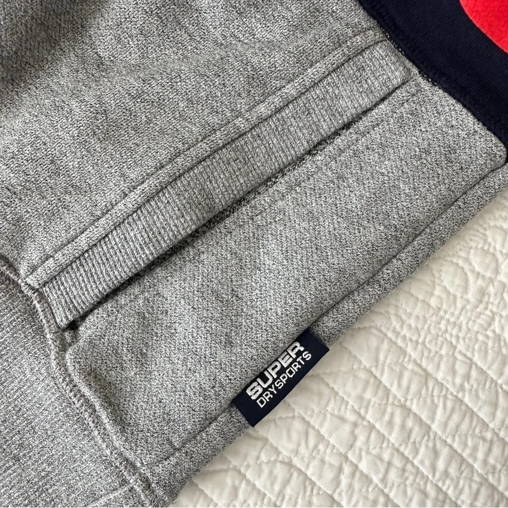 SuperDry Sports Wear Colorblock Hoodie Sweatshirt Pullover Medium - Picture 10 of 12